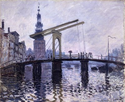 The Bridge, Amsterdam, 1870-71 by Claude Monet